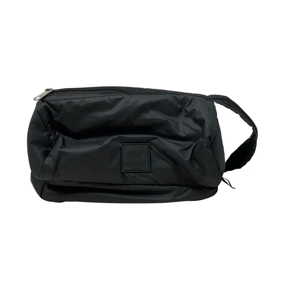 Dabney Lee 3 Pocket Hanging Travel Organizer Cosmetic Toiletry Bag Black